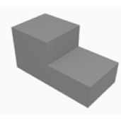 2 TREDEN BLOK 60*60*60 EXTRA BREED PLAGE ANTRACIET