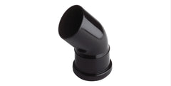Verbindingsboog zwart 75 MM /45°