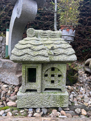 Japans huisje graniet klein