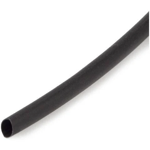KRIMPKOUS DIKWANDIG MET LIJM/HARS DIAM 13MM 1M ZWART