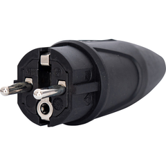 SCHUKO STEKKER MET AARDING IP 44