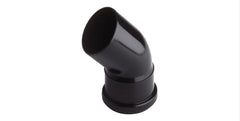 Verbindingsboog zwart 75 MM /45°