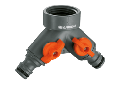 Waterverdeler 2-weg 26,5 mm (G3/4")